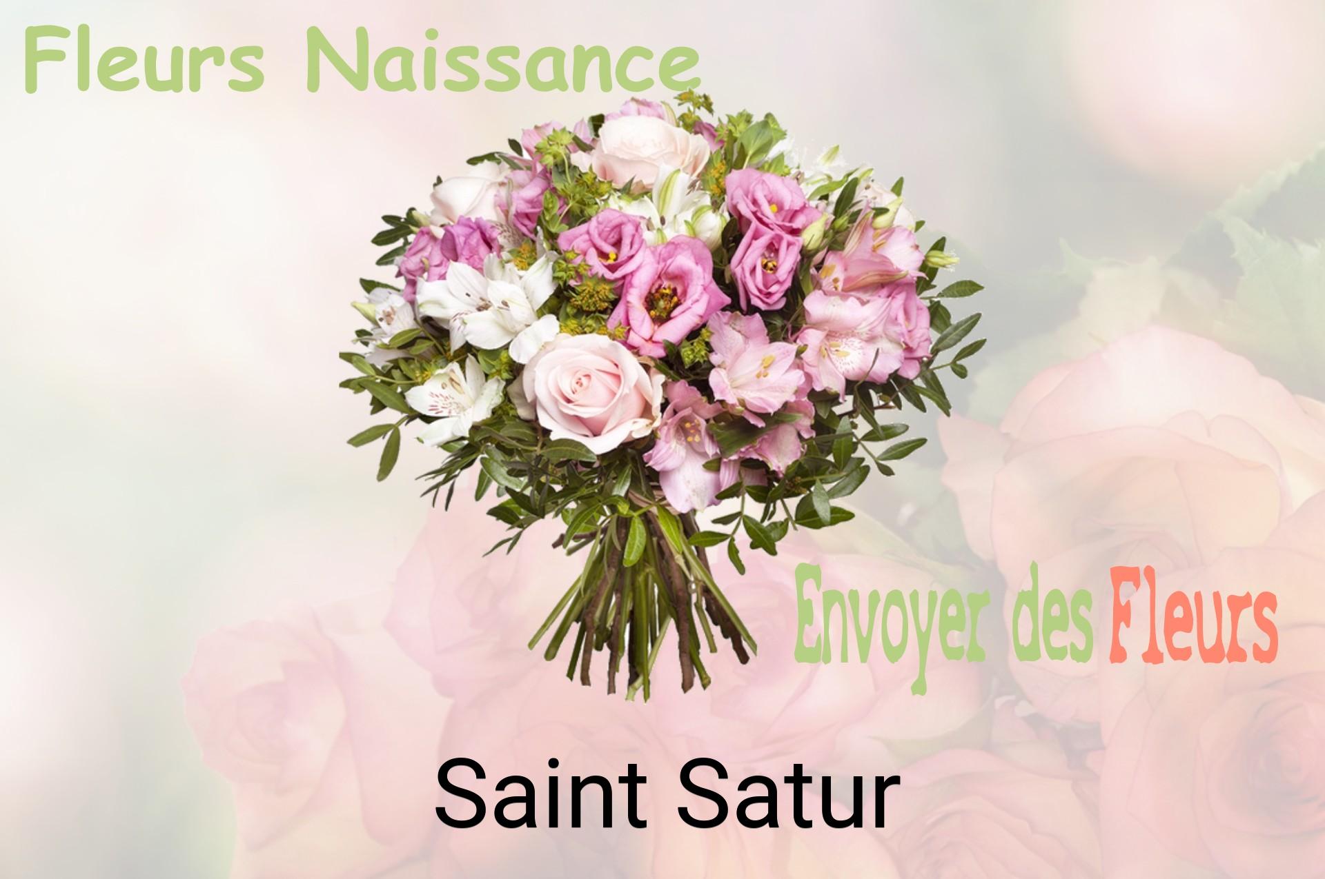 Bouquet de fleurs de naissance livré à Saint-Satur